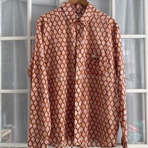 NWT Large Emerson Fry India Collection button down